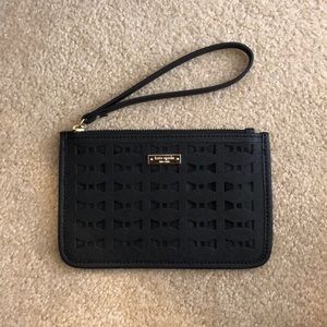 Kate spade black wristlet